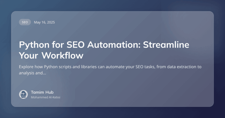 Automated Python Seo The Ultimate Guide for Beginners