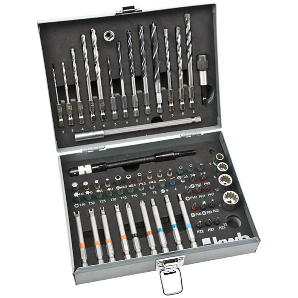 kwb 106300 Bit set 67-pc 1/4″ Hex quick-change holder Metal